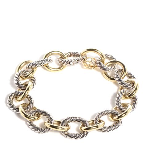 oval link bracelet david yurman inspired
